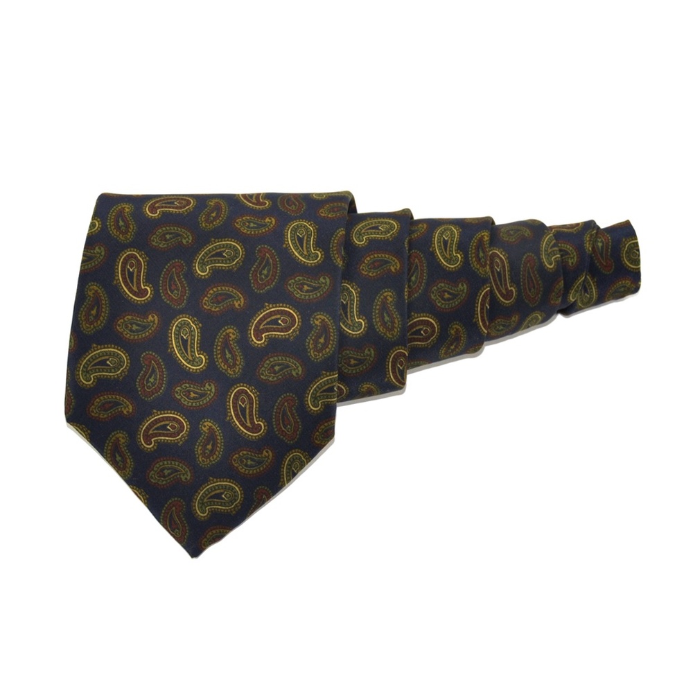 FENDI Paisley Silk Tie • Made in Italy - Picture 2 of 7